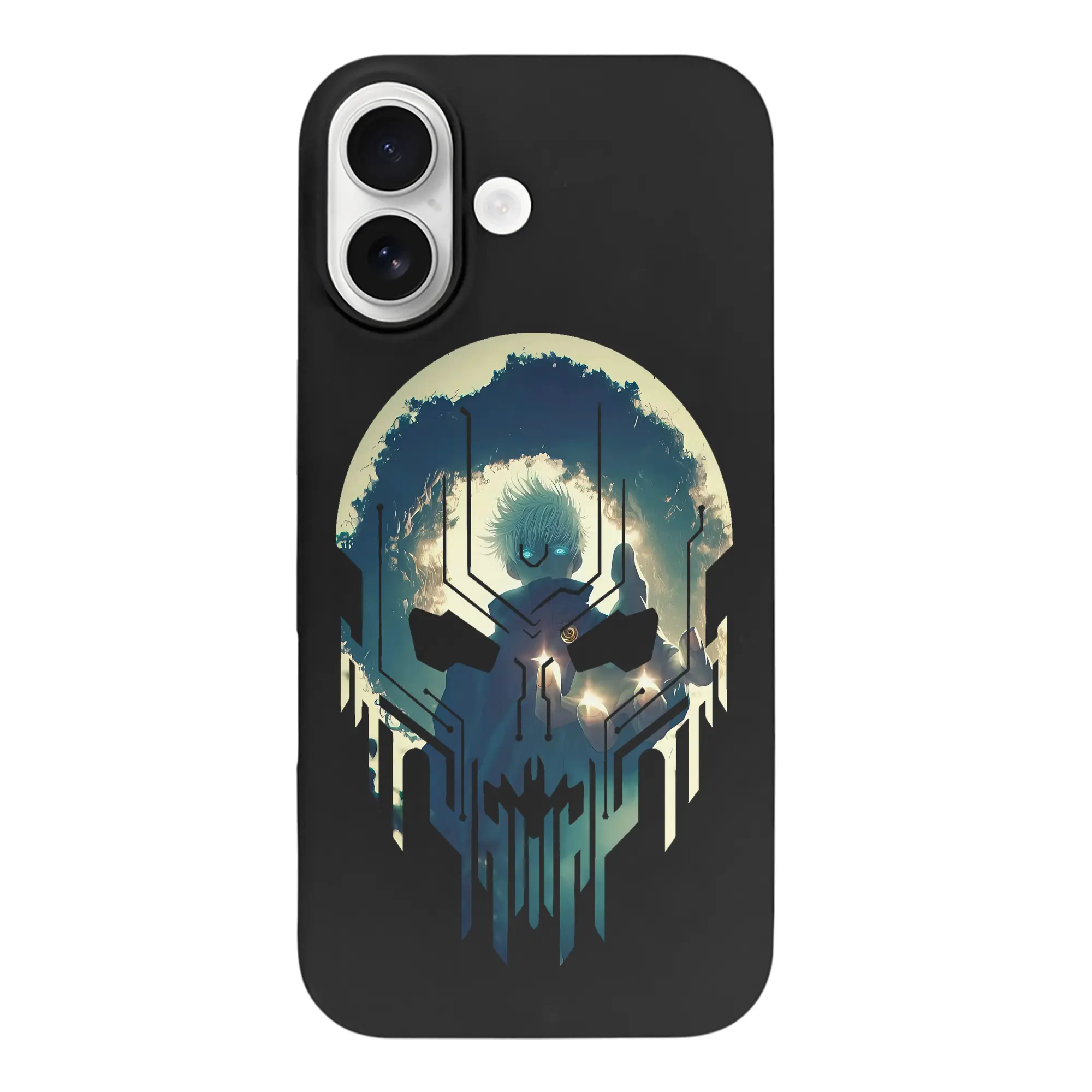 呪術廻戦 グッズ,五条 悟 - iPhone 17 シリーズ シリコンケース 薄型 耐衝撃 指紋防止 ソフトタッチカバー 精密フィット 傷防止 保護ケース iPhone 17/17 Air/17 Pro/17 Pro Max 対応